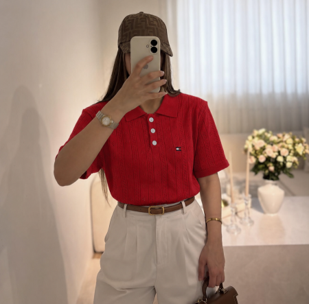 بلوز Tommy بقبة ♥️